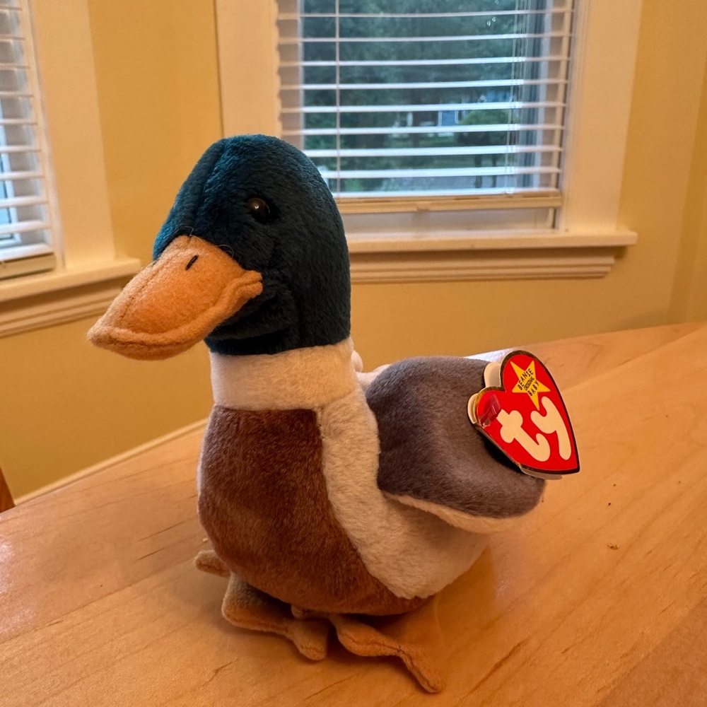 TY Beanie Baby Jake Duck 1997 RARE